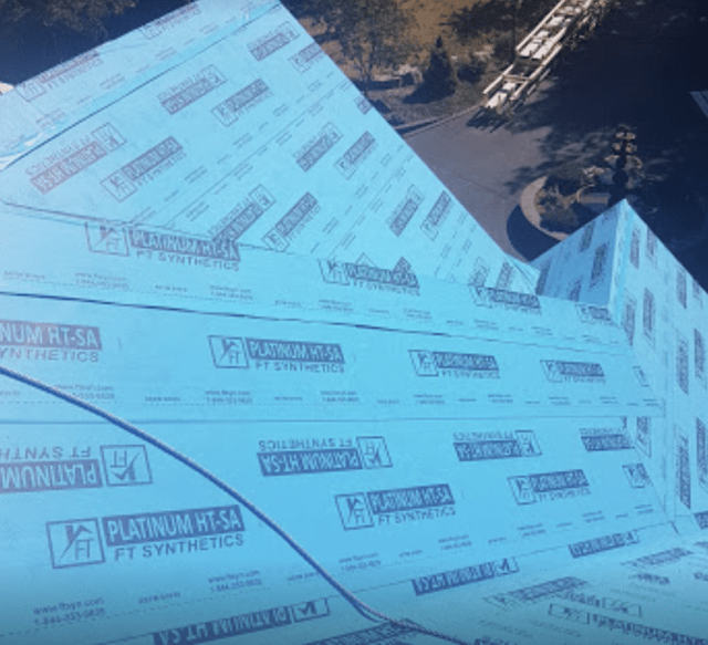 Peel and stick for metal roofs