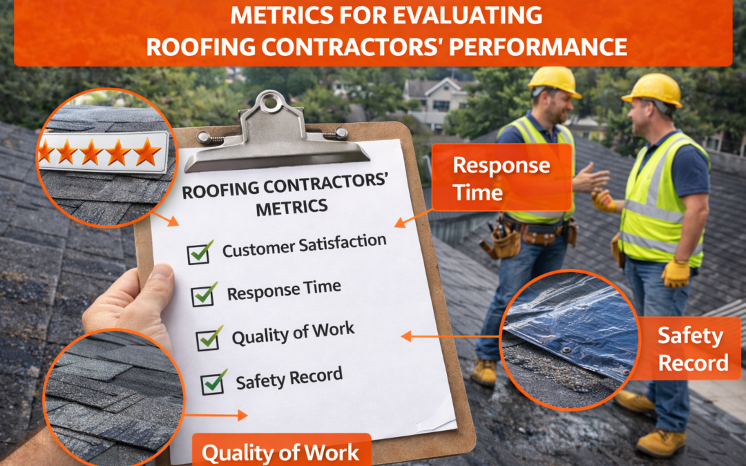 Evaluating roofing contractor performance.