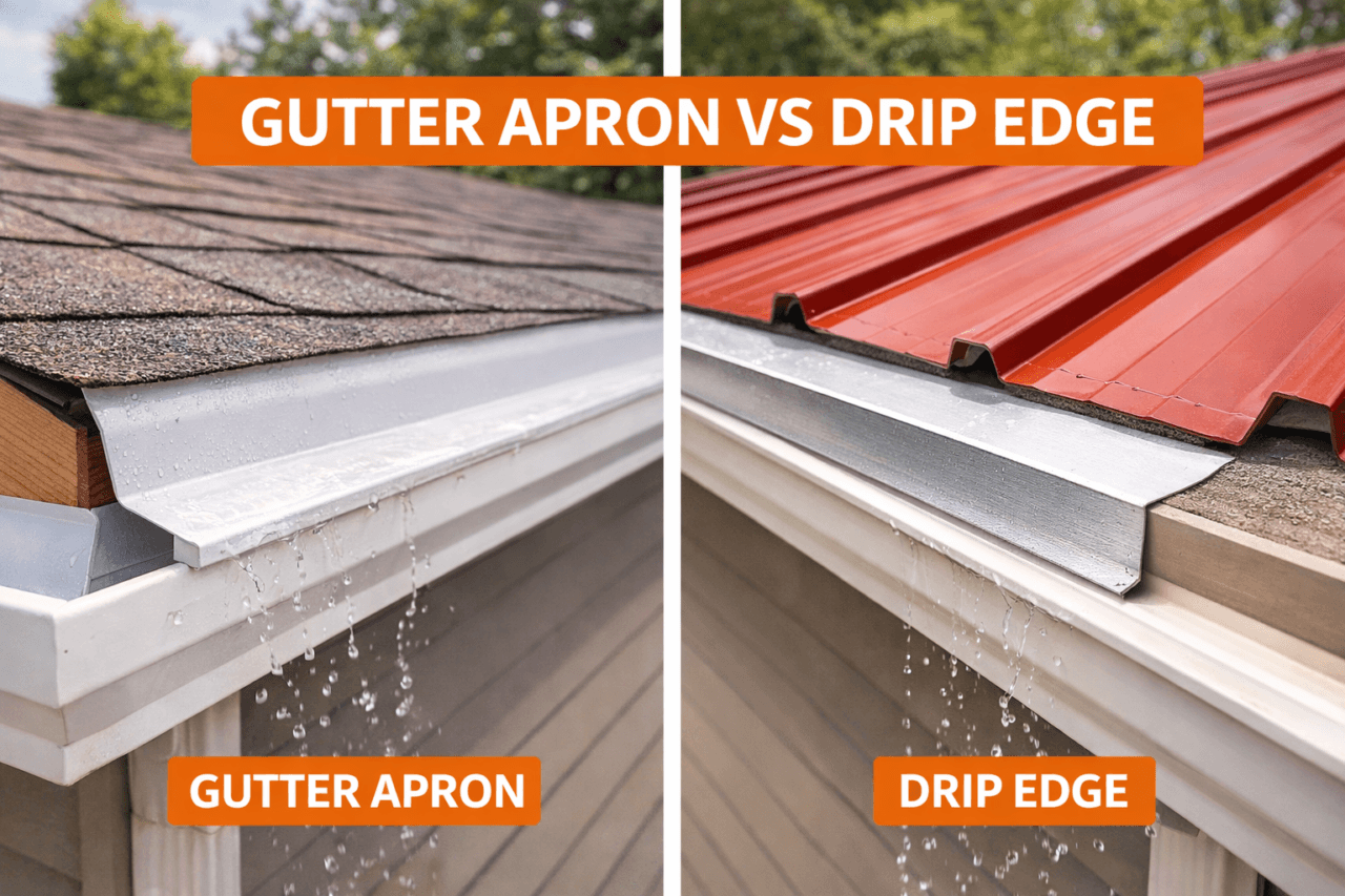 Drip Edge Vs Gutter Apron