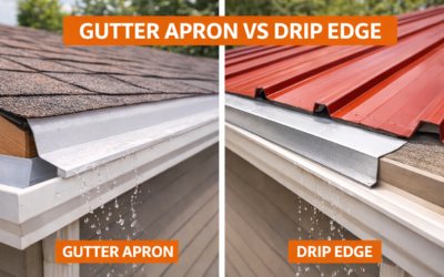 Gutter Apron vs Drip Edge: What’s the Difference and Which Do You Need